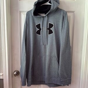 Under Armour Gray Performance Hoodie Sweatshirt